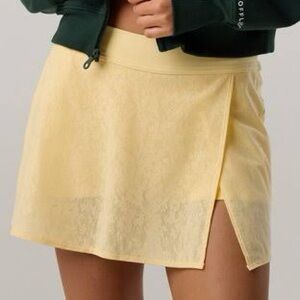 Aerie Black Lace Mini Skort